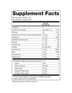 Sun Chlorella 500mg Suplemento de Algas Verdes 600 Tabletas 2