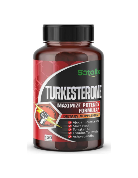 Suplemento de Turkesterona Sotalix 800mg con Raíz de Maca