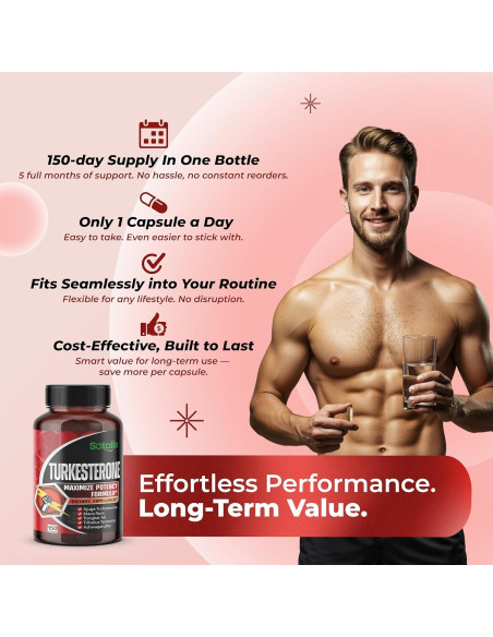 Suplemento de Turkesterona Sotalix 800mg con Raíz de Maca