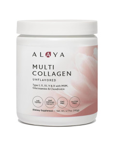 Polvo de Colágeno Múltiple Alaya - 20 Porciones - Salud Piel, Cabello y Uñas