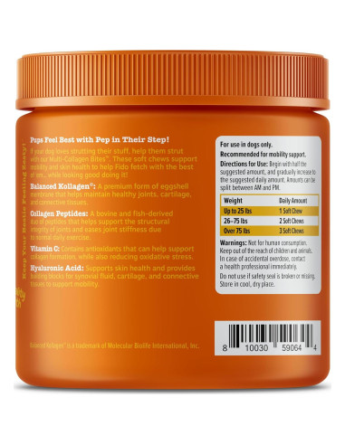 Masticables Suaves Zesty Paws Multi-Colágeno para Perros - 90 Unidades