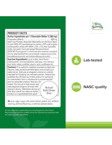 Terry Naturally Suplemento Articulaciones Perros - 60 Galletas