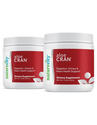 NatureCity AloeCran Bebida Sin Azúcar 425g | Aloe Vera y Arándano