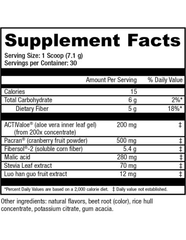 NatureCity AloeCran Bebida Sin Azúcar 425g | Aloe Vera y Arándano