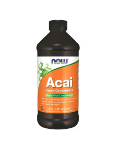 Suplemento Líquido de Acai NOW Foods 453g - Inmunidad Saludable