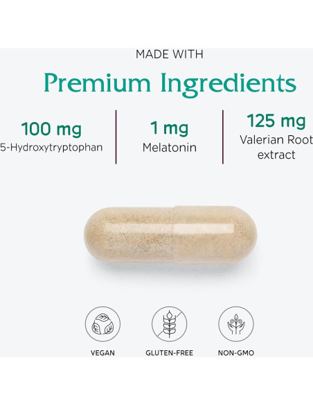 Suplemento para el Sueño Vitanica SleepBlend - 15 Cápsulas Veganas