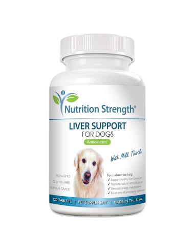 Suplemento Hepático para Perros Nutrition Strength 120 Tabletas