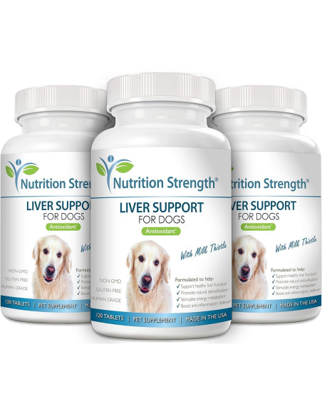 Suplemento Hepático para Perros Nutrition Strength 120 Tabletas