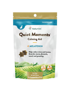 Suplemento Calmante para Gatos NaturVet Quiet Moments 50 Unidades