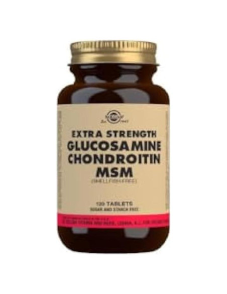 Solgar Glucosamina Condroitina MSM 120 Tabletas - Salud Articular