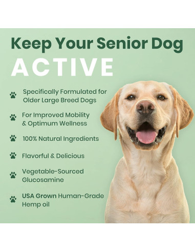 Suplemento Articulaciones Perros Grandes Vet Naturals 300g Pollo