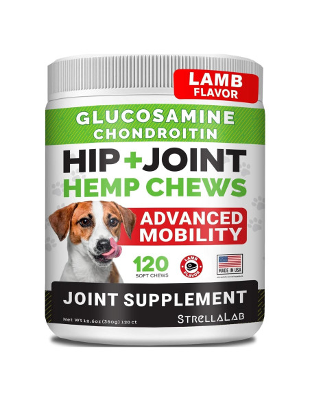 Suplemento para Articulaciones de Perro STRELLALAB 120 Golosinas Cordero
