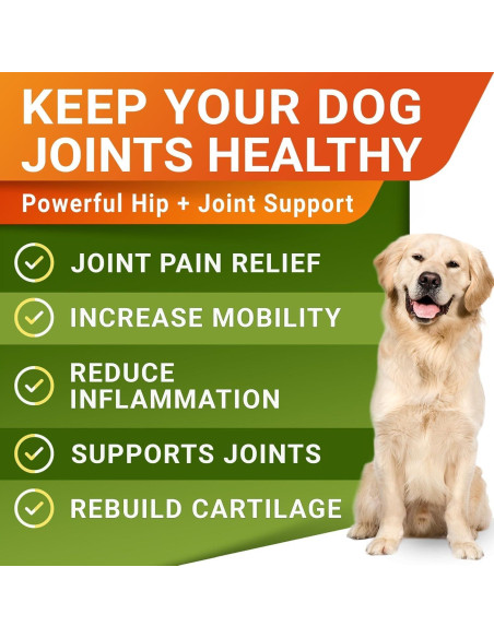 Suplemento para Articulaciones de Perro STRELLALAB 120 Golosinas Cordero