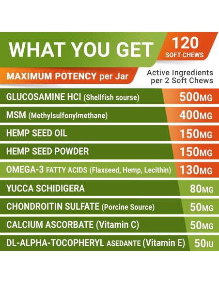 Suplemento para Articulaciones de Perro STRELLALAB 120 Golosinas Cordero