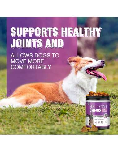 Glucosamina Masticable para Perros TTLXRL 200pcs Sabor Pollo