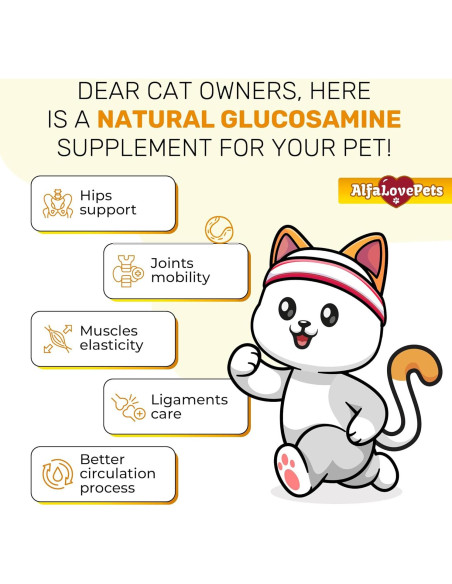 Suplemento Articular para Gatos Alfa Love Pets 56.7 g