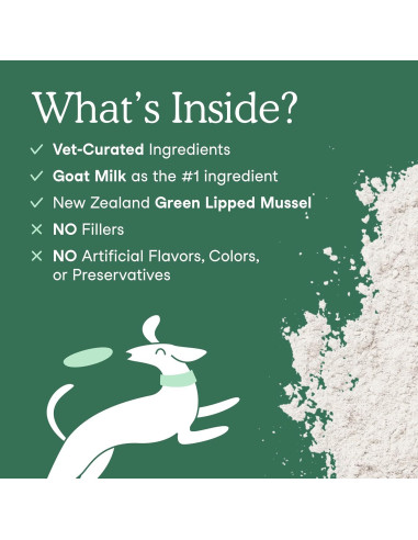 Suplemento Fera Pet Organics Leche de Cabra 60 Porciones