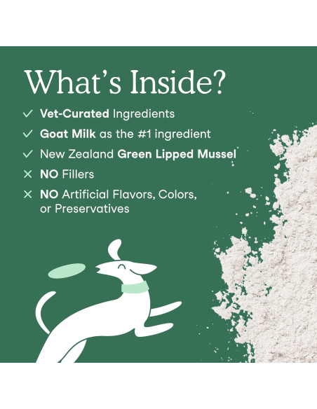 Suplemento Fera Pet Organics Leche de Cabra 60 Porciones