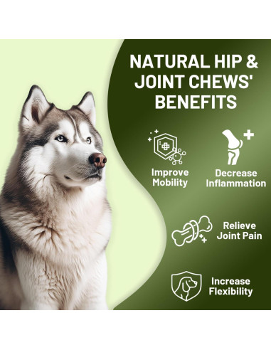 Suplemento Articular Natural Noble Beast - 120 Masticables para Perros