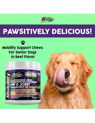 Suplemento Articular para Perros Clean Brands 60 Masticables