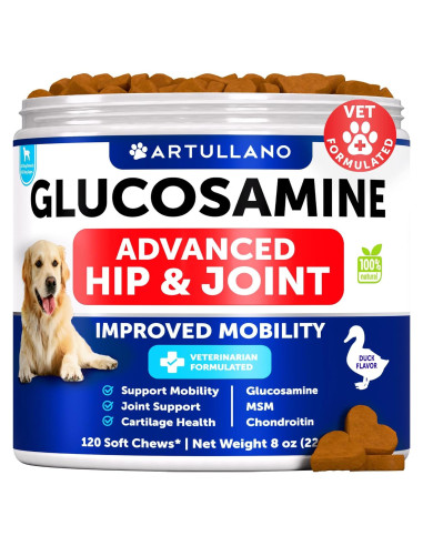 Golosinas de Glucosamina para Perros Artullano - 120 Unidades