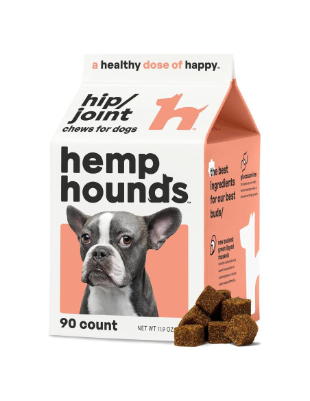 Suplemento Articular para Perros Hemp Hounds - 90 Masticables