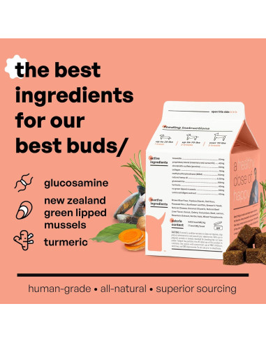 Suplemento Articular para Perros Hemp Hounds - 90 Masticables