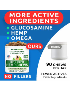 Golosinas para Perros Bark&Spark 240 Masticables Cordero 2