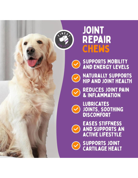 Masticables para Perros Finest For Pets - Glucosamina y Omega 3