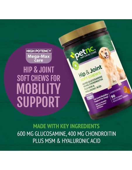 PetNC Chews Suaves para Caderas y Articulaciones 0.67kg