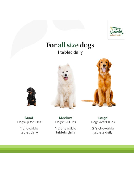 Suplemento Articular para Perros Terry Naturally - 60 Tabletas