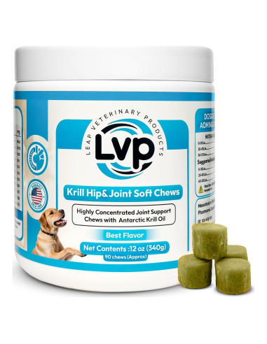 Suplemento Articular para Perros Leap - Galletas de Aceite de Krill y Glucosamina (90 unidades)