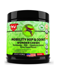 Suplemento Masticable WIZARDPET para Caderas y Articulaciones 120 Unidades