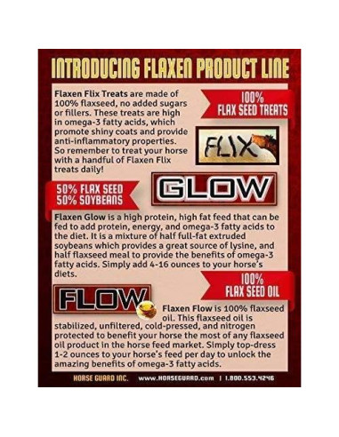 Aceite de Semilla de Linaza Horse Guard 3L - Omega 3 y 6