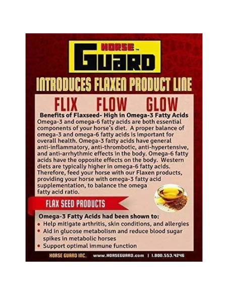 Aceite de Semilla de Linaza Horse Guard 3L - Omega 3 y 6