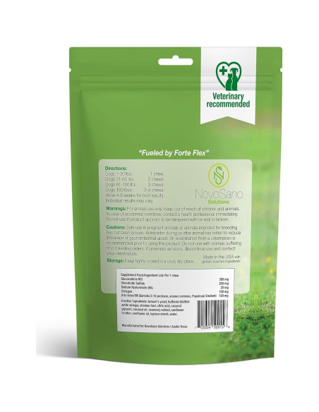 Suplemento Masticable Forte Flex K9 - Glucosamina y Colágeno