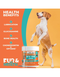 Suplemento Glucosamina y Condroitina para Perros - Fur & Health 2