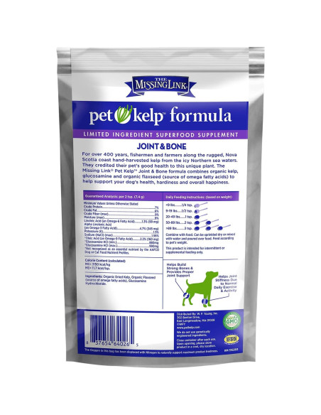 Suplemento en Polvo El Enlace Perdido 227g para Perros - Articulaciones y Huesos