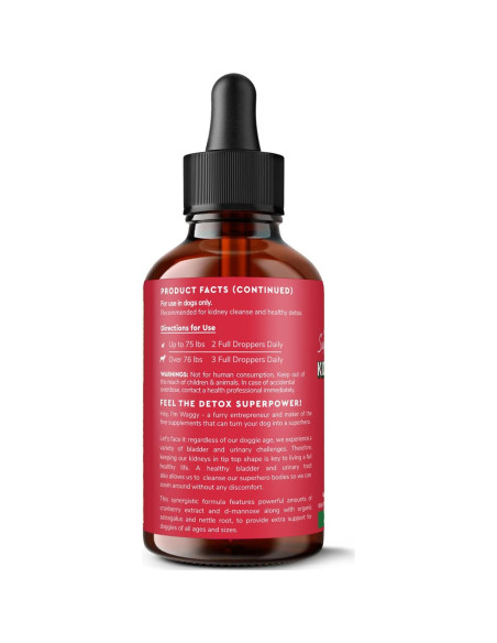 Suplemento Líquido para Riñones de Perros Wonder Paws 60ml