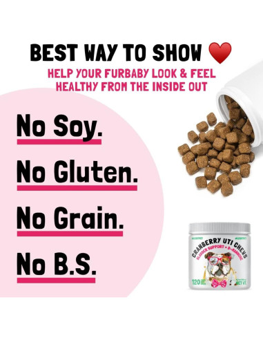 Masticables de Arándano UTI LEGITPET 120 Unidades Salud Urinaria