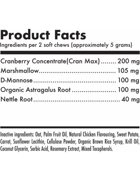 Masticables de Arándano UTI LEGITPET 120 Unidades Salud Urinaria