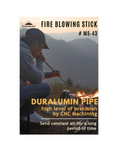 Palo de Soplado de Fuego Campingmoon MS-43 0.28kg 2