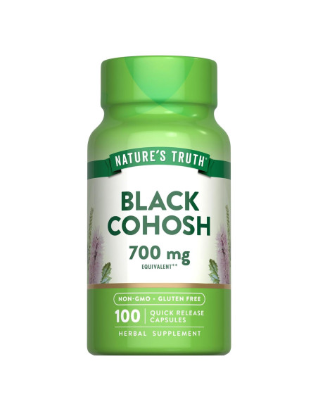 Cohosh Negro Verdad de la Naturaleza | 100 Cápsulas | Suplemento Herbal