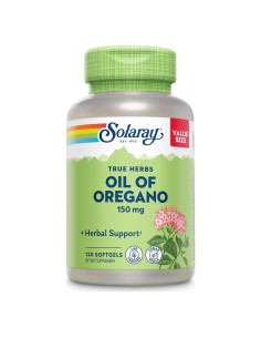 Aceite de Orégano Solaray 150 mg - 120 Cápsulas Blandas Veganas