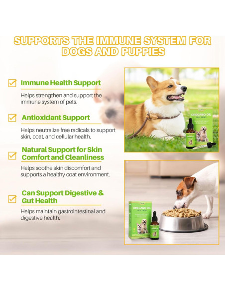 Gotas de Aceite de Orégano Ourea para Perros 100g - Inmunidad
