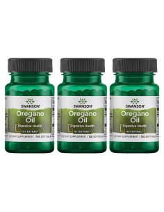 Extracto de Aceite de Orégano Swanson 10:1 - 120 Gelatinas Blandas