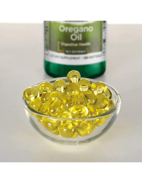 Extracto de Aceite de Orégano Swanson 10:1 - 120 Gelatinas Blandas