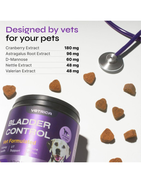 Golosinas de Arándano Vetrica para UTI en Perros 255g