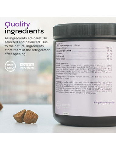 Golosinas de Arándano Vetrica para UTI en Perros 255g