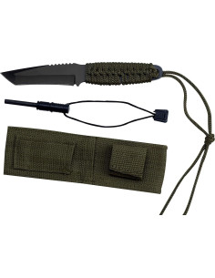 Cuchillo de hoja fija MASTER USA HK-106T-MC 20.32 cm con iniciador de fuego 2